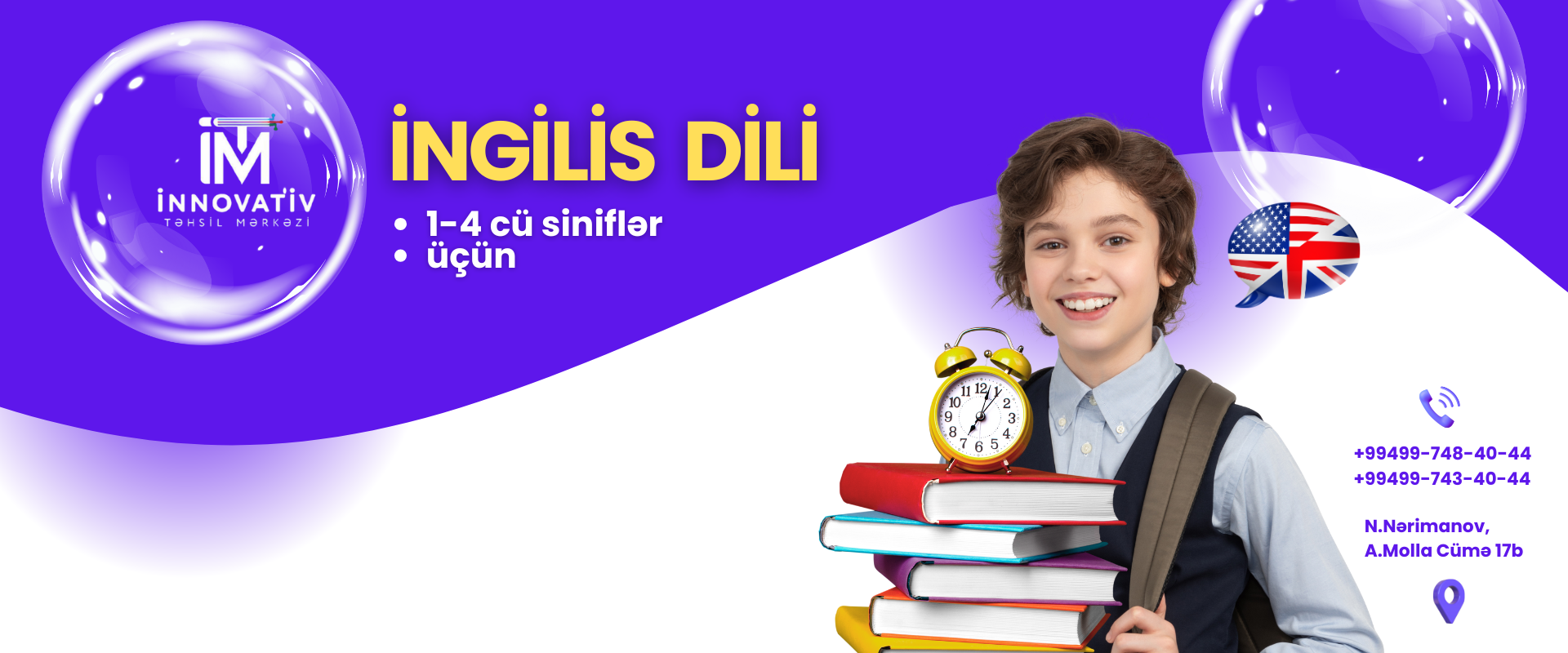 İbtidai Siniflər üçün İngilis dili dərsləri