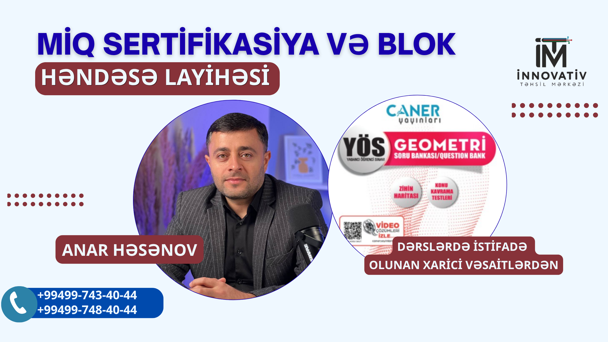 MİQ Sertifikasiya və Blok hazırlıqları üzrə HƏNDƏSƏ LAYİHƏSİ!